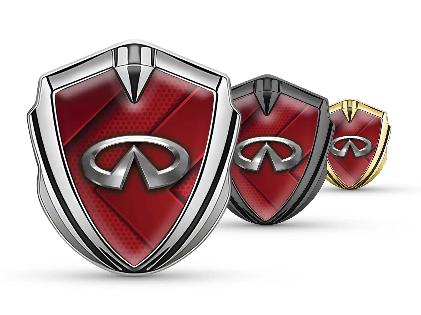 Infiniti Badge Logo Auto High End Tocco Durevole